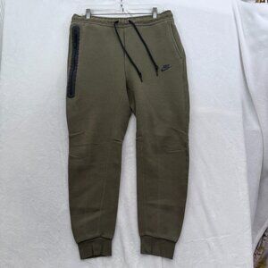 Nike Sweatpants Mens L 32x27 Green Tech Fleece Jogger Casual